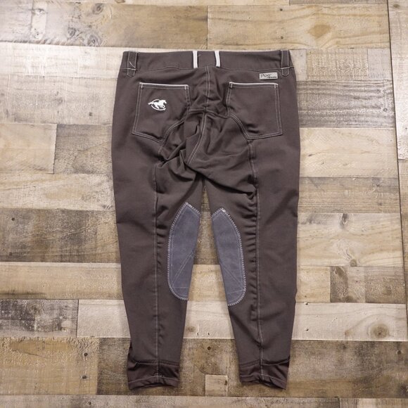 Piper by SmartPak Ladies' Riding Breeches - Charcoal Gray - Size 38R - Picture 10 of 13